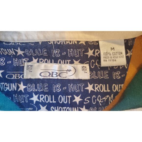 Rare Vintage QBC Promo NFL Long Sleeve Collared Shirt - Picture 2 of 5